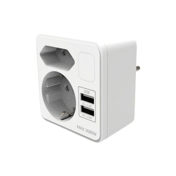 Outlet Extender With Night Light